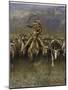 In a Stampede-Frederic Sackrider Remington-Mounted Giclee Print