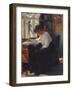 In a Study-Sergei Arsenyevich Vinogradov-Framed Giclee Print