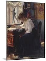 In a Study-Sergei Arsenyevich Vinogradov-Mounted Giclee Print