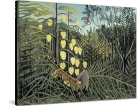 In a Tropical Forest-Henri Rousseau-Stretched Canvas