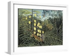 In a Tropical Forest-Henri Rousseau-Framed Art Print