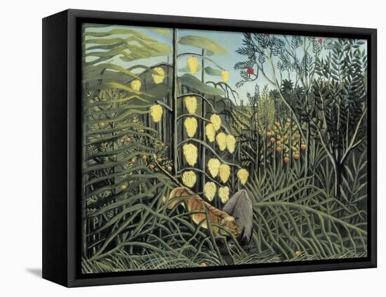 In a Tropical Forest-Henri Rousseau-Framed Stretched Canvas