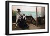 In a Villa on the Beach-Berthe Morisot-Framed Art Print