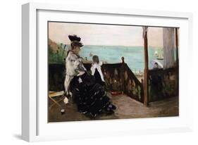 In a Villa on the Beach-Berthe Morisot-Framed Art Print