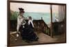 In a Villa on the Beach-Berthe Morisot-Framed Art Print