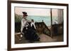 In a Villa on the Beach-Berthe Morisot-Framed Premium Giclee Print