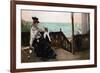 In a Villa on the Beach-Berthe Morisot-Framed Art Print