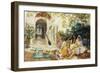 In a Village at El Biar, Algiers-Frederick Arthur Bridgman-Framed Giclee Print