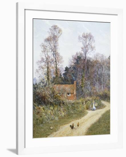 In a Witley Lane-Helen Allingham-Framed Giclee Print