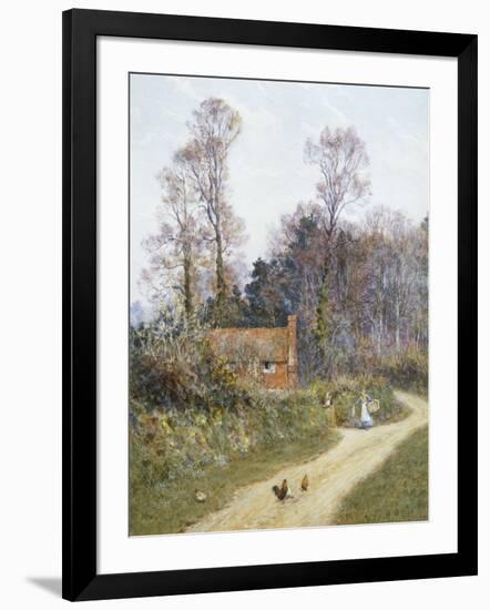 In a Witley Lane-Helen Allingham-Framed Giclee Print