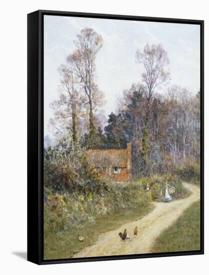 In a Witley Lane-Helen Allingham-Framed Stretched Canvas