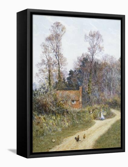 In a Witley Lane-Helen Allingham-Framed Stretched Canvas