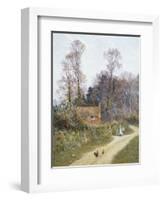 In a Witley Lane-Helen Allingham-Framed Giclee Print