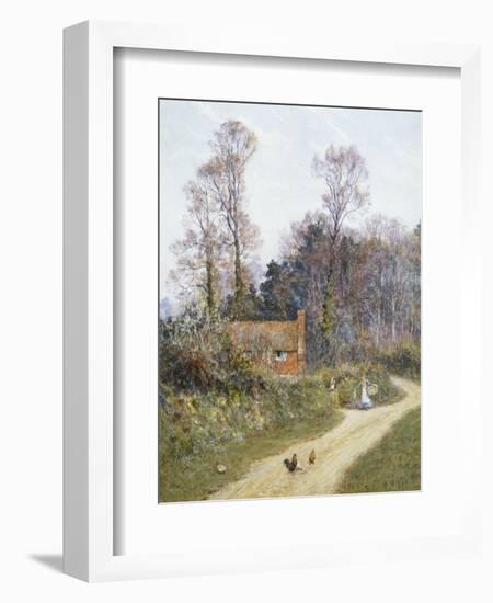 In a Witley Lane-Helen Allingham-Framed Giclee Print