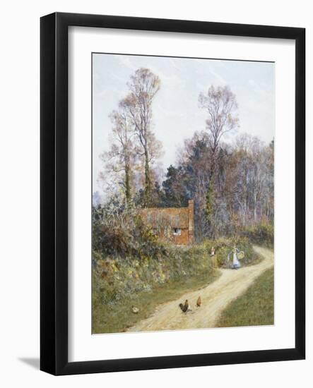 In a Witley Lane-Helen Allingham-Framed Giclee Print