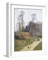 In a Witley Lane-Helen Allingham-Framed Giclee Print