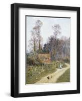 In a Witley Lane-Helen Allingham-Framed Premium Giclee Print