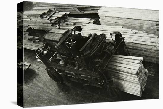 In a Woodworking Factory, Russia, 1950S-null-Stretched Canvas