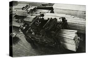 In a Woodworking Factory, Russia, 1950S-null-Stretched Canvas