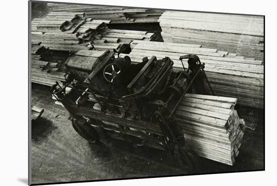 In a Woodworking Factory, Russia, 1950S-null-Mounted Giclee Print
