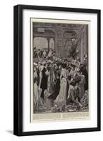 In Aid of the Proposed Royal British Nurses' Settlement, Sale of Work at Lord Brassey's House-Frederic De Haenen-Framed Giclee Print
