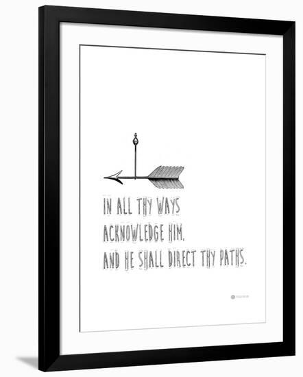 In All Thy Ways-Natasha Wescoat-Framed Giclee Print