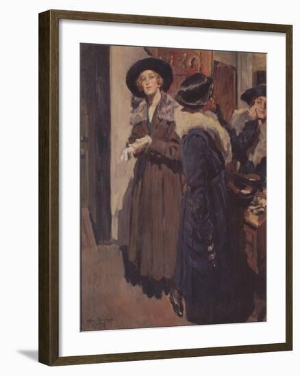 In an Anteroom-Sergei Arsenyevich Vinogradov-Framed Giclee Print