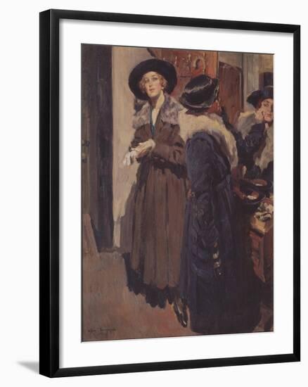 In an Anteroom-Sergei Arsenyevich Vinogradov-Framed Giclee Print