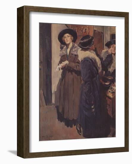 In an Anteroom-Sergei Arsenyevich Vinogradov-Framed Giclee Print