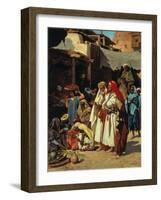 In an Arab Souq-J Carnelli-Framed Giclee Print