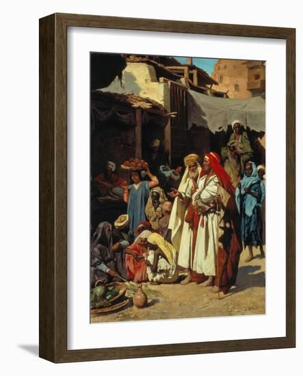 In an Arab Souq-J Carnelli-Framed Giclee Print