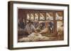 In an Australian Sheep Shearing Shed-Percy F.s. Spence-Framed Photographic Print