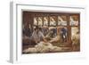 In an Australian Sheep Shearing Shed-Percy F.s. Spence-Framed Photographic Print