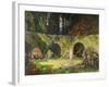 In an Old-World Garden-Thomas Edwin Mostyn-Framed Giclee Print