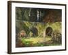 In an Old-World Garden-Thomas Edwin Mostyn-Framed Giclee Print