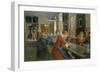 In an Orphanage, Luebeck, 1894-Gotthard Kuehl-Framed Giclee Print