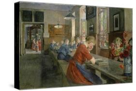 In an Orphanage, Luebeck, 1894-Gotthard Kuehl-Stretched Canvas