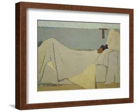 In Bed. 1891-Edouard Vuillard-Framed Giclee Print