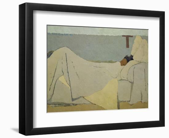 In Bed. 1891-Edouard Vuillard-Framed Giclee Print