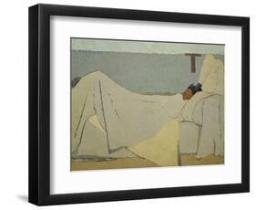 In Bed. 1891-Edouard Vuillard-Framed Giclee Print