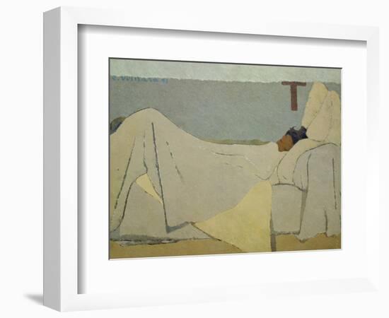 In Bed. 1891-Edouard Vuillard-Framed Giclee Print