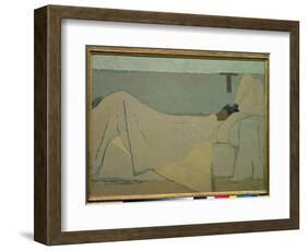 In Bed, 1891-Edouard Vuillard-Framed Giclee Print