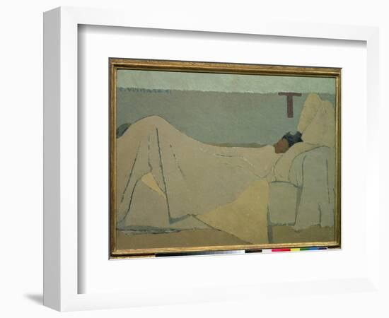 In Bed, 1891-Edouard Vuillard-Framed Giclee Print