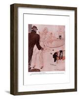 In Bed with Maid-Henry Fournier-Framed Giclee Print