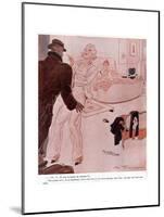 In Bed with Maid-Henry Fournier-Mounted Giclee Print