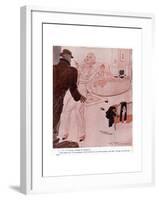 In Bed with Maid-Henry Fournier-Framed Giclee Print