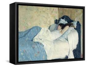 In Bed-Federigo Zandomeneghi-Framed Stretched Canvas