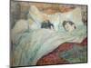 In Bed-Henri de Toulouse-Lautrec-Mounted Giclee Print