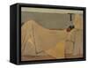 In Bed-Edouard Vuillard-Framed Stretched Canvas