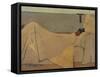 In Bed-Edouard Vuillard-Framed Stretched Canvas